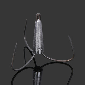 Anzuelos de tres y cinco garras de acero con alto contenido de carbono, múltiples anzuelos para pesca de carpas en aguas dulces. - Product Image 3