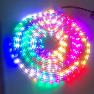 Độ Sáng Cao Không Thấm Nước LED Băng AC 220V SMD 2835 RGB Linh Hoạt LED Dải Ánh Sáng Cho Phòng Khách Chiếu Sáng Ngoài Trời