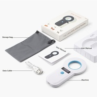 Lecteur d'étiquettes RFID pour animaux OEM ODM, scanner pour animaux de compagnie, double fréquence 125 kHz 134,2 kHz, CKU NGKC, lecteur universel d'étiquettes d'oreille pour chiens, chats et bétail
