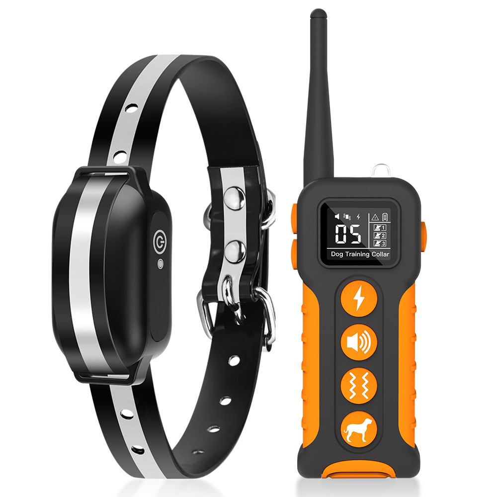 Rechargeable And Waterproof Training Collar Dog Shock Collar With Remote For 2 Large Dogs Beep Vibration Shock