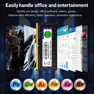 DDR3 4 4GB <span class=keywords><strong>8GB</strong></span> 16GB 32GB máy tính xách tay Bộ nhớ RAM 2133/2400/2666/3200MHz <span class=keywords><strong>PC4</strong></span> <span class=keywords><strong>17000</strong></span>/19200/21300/25600 1.2V 260pin <span class=keywords><strong>SODIMM</strong></span> không ECC kho - Product Image 4