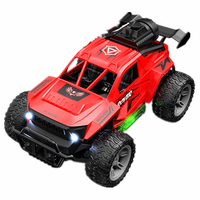 Camioneta Monstruo RC con Cable USB y Control Remoto, Alcance de 25m, Escala 1:16, Lista para Usar, para Autos RC de 5 Canales