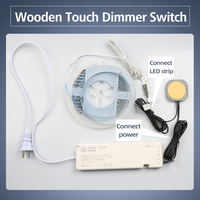 Interrupteur tactile LED 12V 24V 5A 60W pouvant pénétrer le bois, la carrelage, la pierre, le plastique
