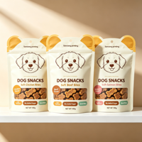 Sachet Doypack Personnalisé Durable à Gravure pour Aliments pour Animaux de Compagnie, Haute Protection Contre l'Humidité, Sacs Mylar Refermables avec Fermeture Éclair pour Friandises pour Chats et Chiens