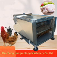 Machine d'abattage de volailles 500 poulets par heure, échaudage et plumage