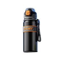 Termos Flask Vakum Stainless Steel Laris Manis dengan Gagang, Kapasitas Besar, Botol Air Outdoor, Hadiah Bisnis