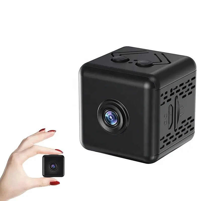 Mini câmera de wi-fi qzt, câmera pequena infravermelha cctv, full hd 1080p