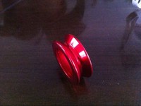 Polea de aluminio Venta directa de fábrica Material plástico repuestos polea para cable, polea de cable de alambre