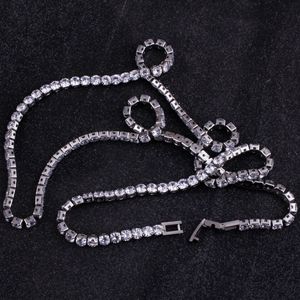 Hip Hop Cubic Zirconia Tennis <b>Chain</b> Necklace | Stainless Steel Iced Out <b>Diamond</b> <b>Chain</b> for <b>Men</b> & Women Bling Jewelry - Product Image 4