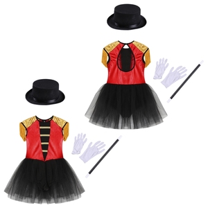 Traje de Danza Unitardo para Niñas de 6 a 16 Años, Disfraz de Ringmaster de Circo, Conjunto de Body para Cosplay, Disfraces para Fiestas Temáticas y Juegos de Rol - Product Image 2