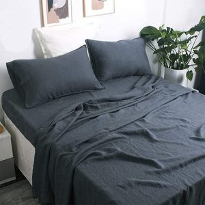 Set di Biancheria da <span class=keywords><strong>Letto</strong></span> in Puro Lino Francese, Vendita all'Ingrosso di Lenzuola e Copripiumini - Product Image 4