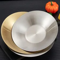 Bol à salade coréen en acier inoxydable, profond, antirouille, plat à fruits empilable, bol à ramen rond, vaisselle de cuisine
