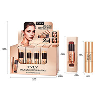 Crayon Correcteur Multifonctionnel de Gros pour le Teint, Illuminateur et Dissimulateur de Imperfections, Double Embout pour le Visage