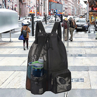 Sac à cordon unisexe personnalisé en tissu souple pour sport, natation, plage, gym, entraînement, sac à dos extérieur en nylon avec doublure en polyester, mode quotidienne