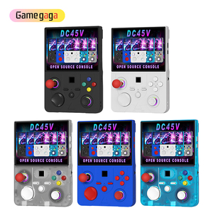 Consola de juegos portátil retro de código abierto DC45V, joystick arcade, pantalla IPS HD de 4.5 pulgadas, reproductor de videojuegos para PS1, PSP, regalos - Product Image 1