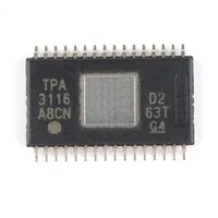 Amplificateur audio de classe D TI Original TPA3116DADR, amplificateur de puissance stéréo 50W, HTSSOP-28 TPA3116