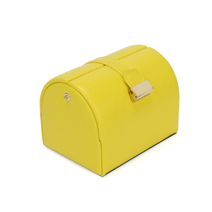 Оптовая Продажа с фабрики шкатулка для ювелирных изделий искусственная кожа розовый ящик для хранения ювелирных изделий емкость трехслойный ящик для хранения - Product Image 5