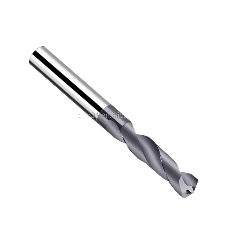 LEE-X Tungsten aço interno pouco de refrigeração 3D/5D 50-200mm 2 Flauta torção broca para aço inoxidável ferro aço liga de perfuração