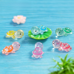 Figuras <span class=keywords><strong>de</strong></span> Ranas con Purpurina para Micro Paisajes, Miniaturas <span class=keywords><strong>de</strong></span> Animales <span class=keywords><strong>de</strong></span> Resina con Purpurina Multicolor para Decoración <span class=keywords><strong>de</strong></span> Jardines <span class=keywords><strong>de</strong></span> Hadas, Estanques y Terrarios - Product Image 3