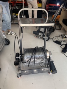 500 mét xe đẩy-gắn downhole TV <span class=keywords><strong>360</strong></span> xoay máy ảnh CCD cảm biến LED ánh sáng IP68 không thấm nước hình ảnh thiết bị - Product Image 3