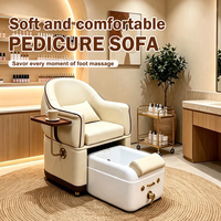 Équipement de salon de manucure et pédicure sur mesure, fauteuil de pédicure, station de spa pour les pieds avec pompe magnétique à jet d'eau
