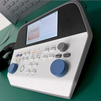 QA700T Dernier modèle d'audiomètre diagnostique clinique Air & Denham Bonne, compatible avec ordinateur à écran tactile 7 pouces - Portable pour l'audiométrie