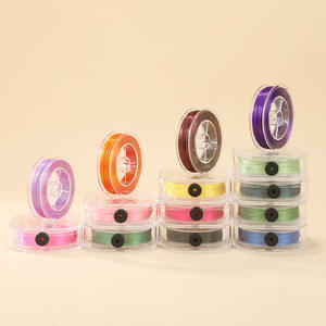 0.8Mm Platte Kristal Elastische Draad Koord 60 Meter/Rol Plastic Armband Snaren Voor Sieraden Maken Rekbare Draad Bevindingen - Product Image 2