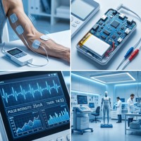 Appareil de physiothérapie basse fréquence Lierxin LEX-TENS-EMS ENIG TENS EMS, carte de circuit imprimé FR-4 Tg150 à 4 couches, double canal, forme d'onde 1-150 Hz
