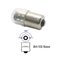 Ampoule LED BA15D 1156 Ba15s R5w R10w Signal 160lm G18 6V 12V 24V Ry10w Utilisée pour les motos, les voitures et les camions Haute performance