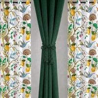 Rideaux en polyester doux en gros pour le salon, ensembles de rideaux isolants thermiques pour fenêtres de maison moderne, fabricant OEM