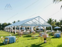 Tente de réception transparente personnalisée pour mariage, fête, activités, expositions, événements en plein air