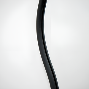 Irregular Shape Black MDF Frame <strong>Pond</strong> <strong>Mirror</strong> Vanity Wall Wavy <strong>Mirror</strong> - Product Image 4