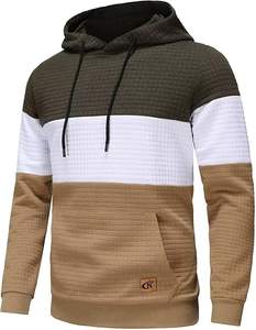 Suéter Casual de Hombre 2025, Tejido, de Alta Calidad, Talla Europea, Sólido, con Capucha, 100% Poliéster, Invierno, Logotipo Personalizado, Forrado - Product Image 3