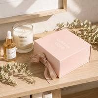 Juego de Caja de Regalo Personalizada al por Mayor, Vela Aromática de Lujo, Vaso de Acero Inoxidable, Pulsera, Juego de Empaque de Regalo con Logotipo Personalizado