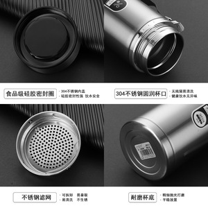 Termo de Acero Inoxidable de 1000ml, Taza de Viaje Aislada para Uso en Exteriores - Product Image 3