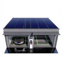 Boutiques préfabriquées mobiles temporaires, garages, entrepôts pour voitures, maisons modulaires en conteneurs avec porte enroulable à automatisation manuelle