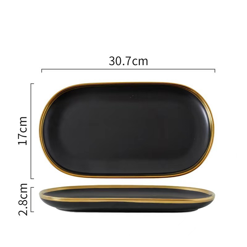 Placa negra 30,7*17*2,8