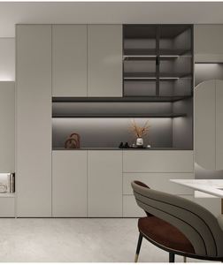 Luxury Modern Custom-Made Wooden Eco-Friendly Dining <b>Cabinet</b> with Storage for Dining/Living Rooms Multifunctional Furniture - Product Image 2