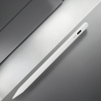 Stylet Tactile Actif Capacitif en Aluminium, Magnétique, pour iPad/Tablettes, Recharge en 30 Minutes, Anti-Touche Accidentelle