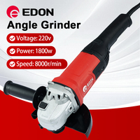 Meuleuse d'angle électrique EDON haute puissance, diamètre du disque 180 mm, 220 V, outil électrique filaire pour la découpe et le polissage