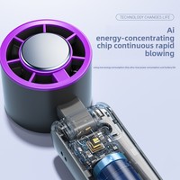Compresseur de glace portable numérique 2025 sans lame, alimenté par USB, 2000 mAh, petit réfrigérateur domestique en plastique