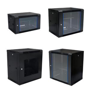Gabinete de montaje en pared Saipwell personalizado de 19 pulgadas, 6U, 9U, 12U, 15U, 18U, para interiores, de alta resistencia, con puertas abatibles, para IT, servidores y redes, en stock. - Product Image 1