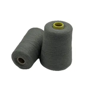 Chuyên Nghiệp Sản Xuất Đa Màu Sắc 1/9.5nm Alpaca Len Acrylic Pha Trộn Sợi Tay Đan Lõi Spun Sợi Mềm