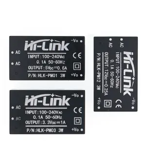 HLK-PM01 HLK-PM03 HLK-PM09 HLK-PM12 HLK-PM15 HLK-PM24 AC-DC 220V a 5V/3.3V/12V Mini modulo di alimentazione