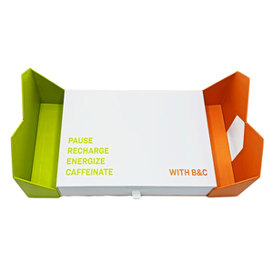 Caja de Regalo de Cartón con Logotipo Personalizado, Cierre Magnético e Impresión UV, Embalaje Rígido de Doble Puerta - Product Image 3