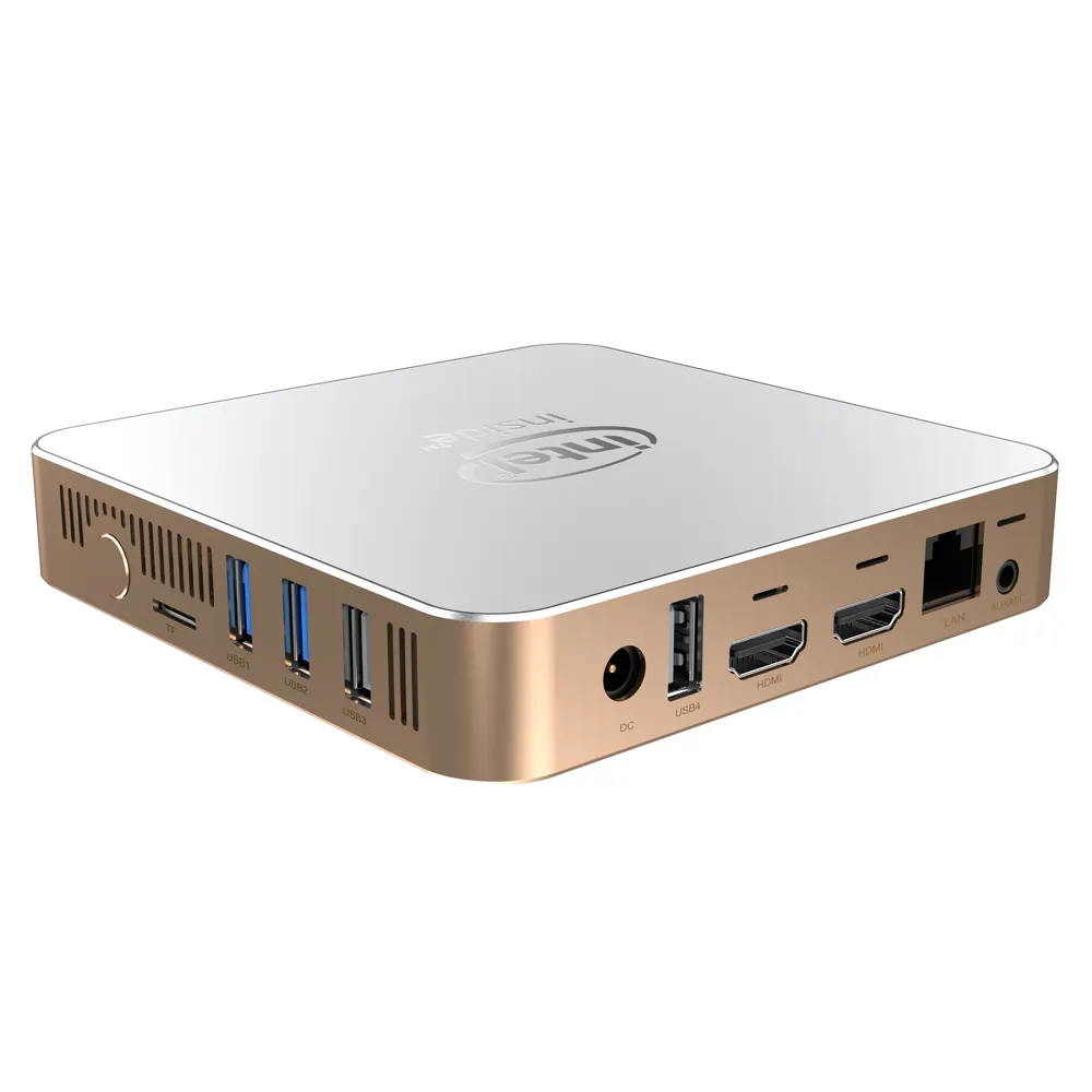 2020 Terbaru Elebao GK7 Mini PC Gemini Lake J5040 (Up To 3.2GHz) 2 * USB 3.0 2 * USB 2.0 1 * RJ45 Dual Band WIFI(2.4GB/5.0GB) 2*4K HD