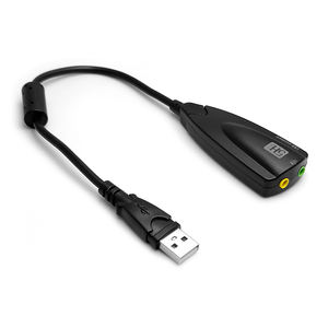 Adaptateur audio USB 7.1 <span class=keywords><strong>Son</strong></span> surround virtuel Plug and Play <span class=keywords><strong>Carte</strong></span> <span class=keywords><strong>son</strong></span> <span class=keywords><strong>externe</strong></span> pour ordinateur portable Ordinateur de bureau avec sortie casque micro - Product Image 2