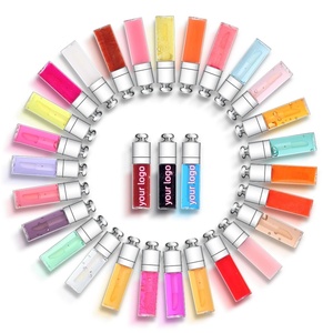 Aceite Voluminizador <span class=keywords><strong>de</strong></span> <span class=keywords><strong>Labios</strong></span> Vegano para Maquillaje, Brillo Labial Nude Brillante en Tubo Nuevo, Aceite Labial Antiarrugas, Bálsamo Labial. - Product Image 1