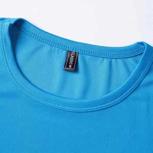 Casual Jersey Fabric Blank Design T-Shirt Soft Polyester Heat-Transfer Printed Custom Logo Quick Dry Fit Men - Product Image 6