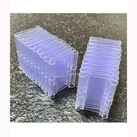 Porte-étiquettes à bascule 100x58mm en plastique PVC pour crochets de présentation